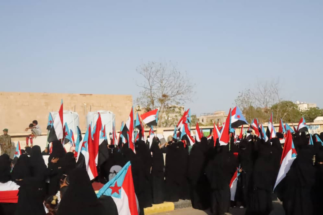Img 20250517 Wa0019 تظاهرات النساء في لحج( منصات التواصل)
